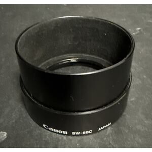 Canon BW-58C hood for FD 35-70mm f/3.5-4.5 & 35-105mm f/3.5.4.5 Lenses Genuine